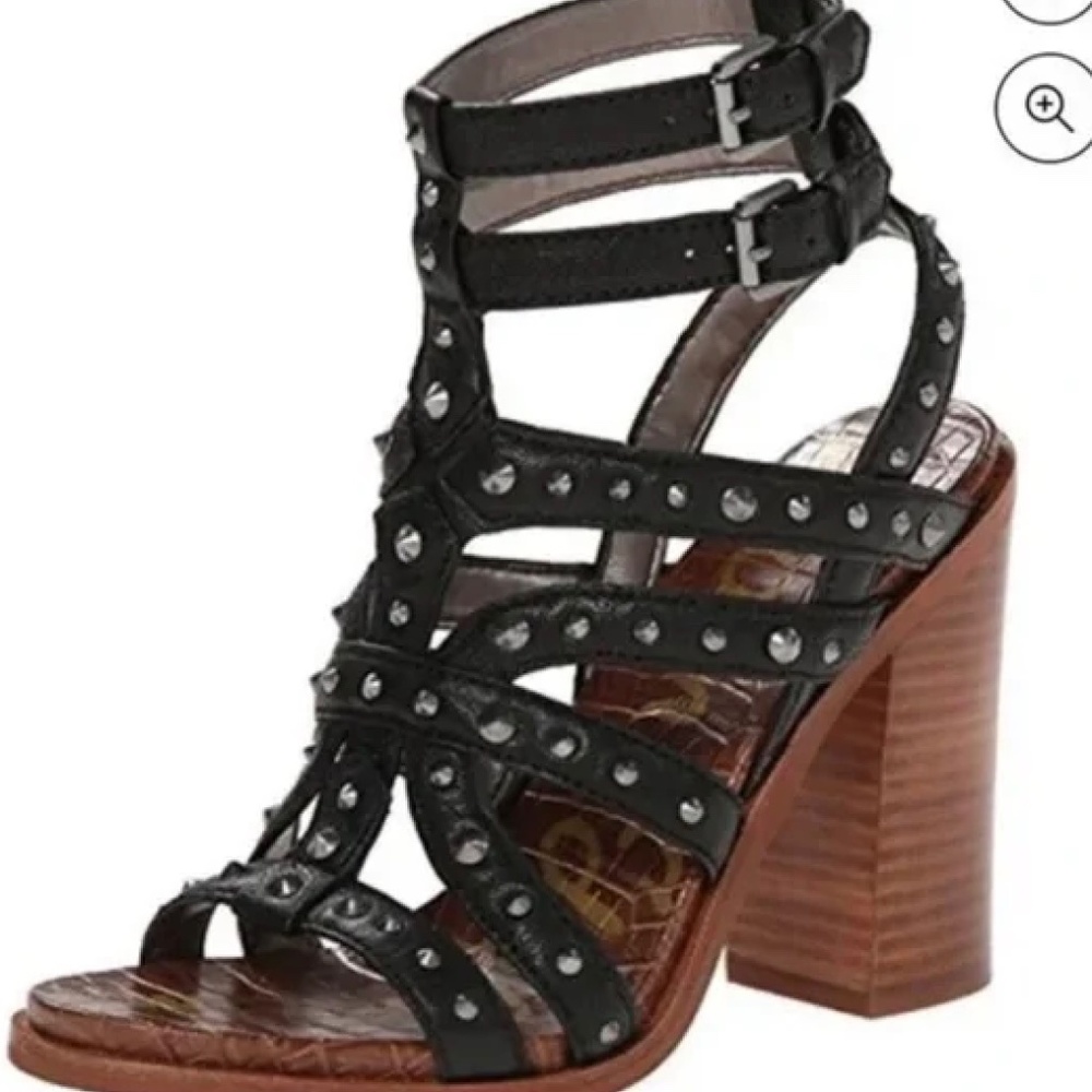 Sam Edelman Women's Keith Gladiator Leather Studded Sandal